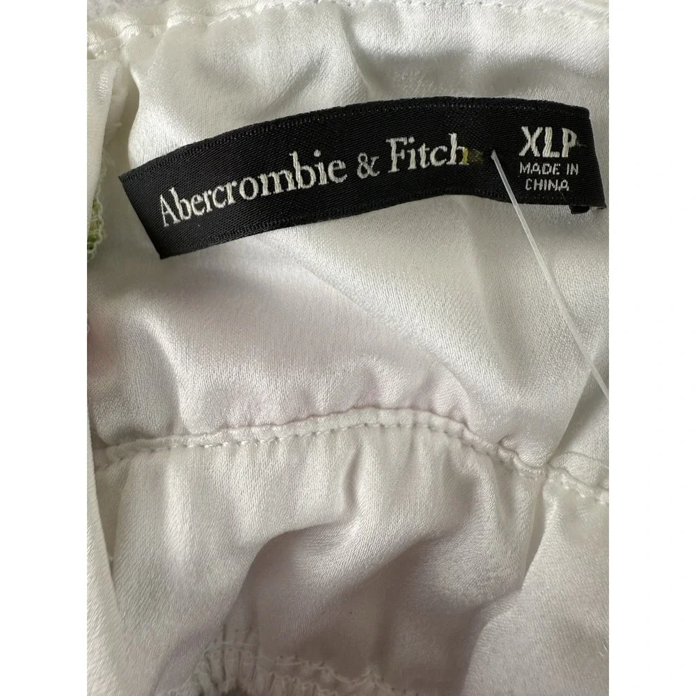 Abercrombie & Fitch Giselle Dress‎ XLP Petite  Pleated Tiered Maxi Floral NWT